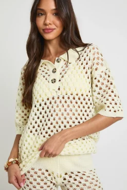 Ensemble Chemise Et Short En Crochet Surdimensionné