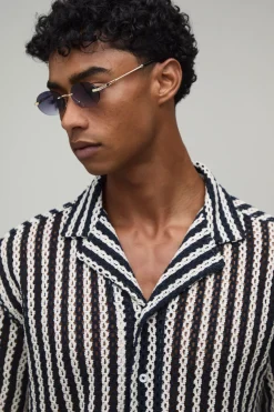 Ensemble Chemise Et Short Oversize À Tissage Ajouré