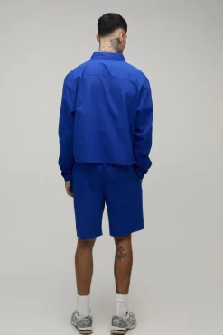 boohooMAN Ensemble Chemise Haute Oversize Boxy Courte & Short Ample<Homme Ensembles|Tout Afficher