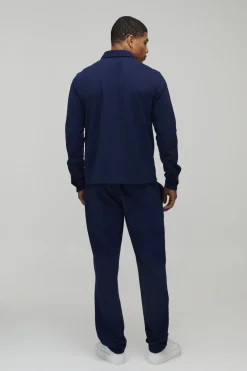 Ensemble Chemise à Manches Longues Coupe Classique et Pantalon Fuselé
