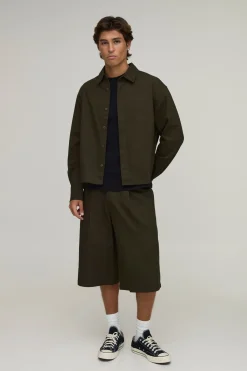 Ensemble Chemise Oversize Ample & Jort Long