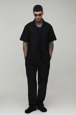 Ensemble Chemise Oversize Et Pantalon Décontracté En Mélange De Lin Tall Holiday