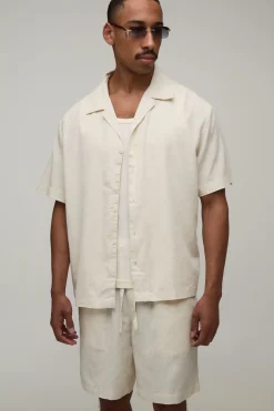 Ensemble Chemise Oversize Et Short Avec Imprimé Dos St Tropez