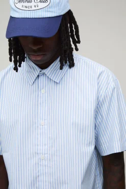 Ensemble Chemise Oversize À Rayures Et Short Ample