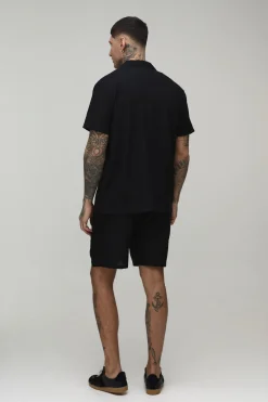 Ensemble Chemise Régulière Et Short Décontracté En Mélange De Lin Pour Grandes Tailles - Collection Vacances