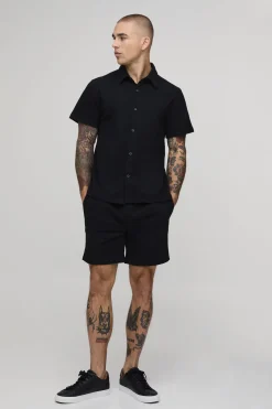 Ensemble Chemise Slim Et Short Slim