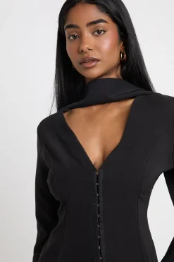 boohoo Ensemble Coordonné Blazer Ajusté À Agrafes Et Mini-jupe<Femme Ensembles