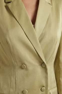 Wallis Ensemble Coordonné Blazer Croisé En Satin<Femme Tailleurs|Satin Et Dentelle