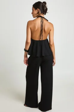 Ensemble Coordonné Caraco Et Pantalon Texturé Ligne A