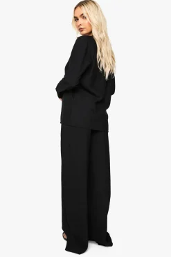 Ensemble coordonné chemise et pantalon oversize froissé