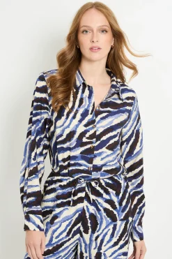Ensemble Coordonné Chemise À Imprimé Abstrait