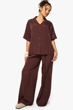 Ensemble coordonné chemise oversize