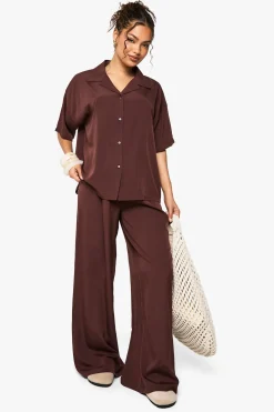 Ensemble coordonné chemise oversize