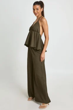 boohoo Ensemble Coordonné Débardeur Et Pantalon Texturé Ligne A<Femme Ensembles