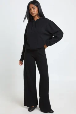 boohoo Ensemble Coordonné En Maille Haut À Casynthétiqueche Et Pantalon Large<Femme Pulls Et Gilets|Toutes Les Mailles