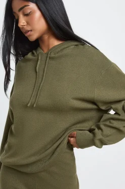 boohoo Ensemble Coordonné En Maille Haut À Casynthétiqueche Et Pantalon Large<Femme Pulls Et Gilets|Toutes Les Mailles