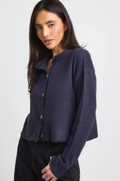 boohoo Ensemble Coordonné Gilet En Maille Douce Col Rond Et Pantalon Large<Femme Pulls Et Gilets|Toutes Les Mailles