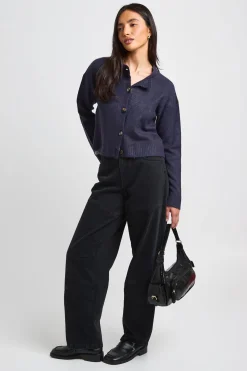 boohoo Ensemble Coordonné Gilet En Maille Douce Col Rond Et Pantalon Large<Femme Pulls Et Gilets|Toutes Les Mailles
