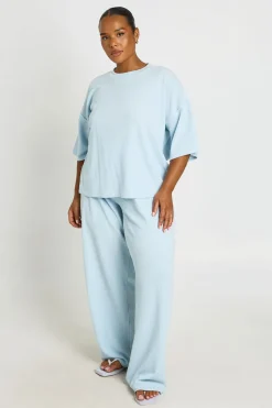 Ensemble Coordonné Grande Taille T-shirt & Pantalon Large