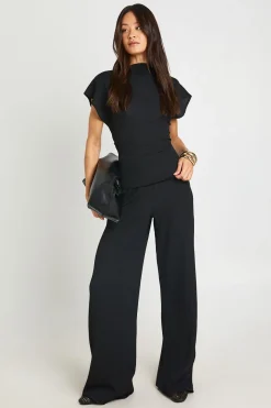 boohoo Ensemble Coordonné Grande Taille Chemise & Pantalon En Gaze De Coton Pour La Plage<Femme Ensembles|Tenues De Plage