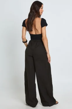 Ensemble Coordonné Grande Taille Gilet Tricoté Côtelé Super Doux et Pantalon Large