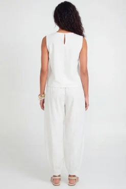 boohoo Ensemble Coordonné Haut Ample Effet Lin Et Pantalon Jambes Ballon<Femme Ensembles