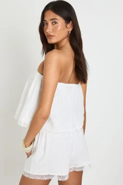 boohoo Ensemble Coordonné Haut Bandeau Et Short<Femme Ensembles