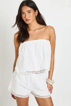 boohoo Ensemble Coordonné Haut Bandeau Et Short<Femme Ensembles