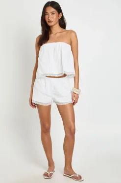 boohoo Ensemble Coordonné Haut Bandeau Et Short<Femme Ensembles