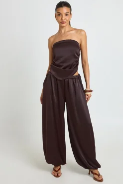 Ensemble Coordonné Haut Foulard Et Pantalon Ballon