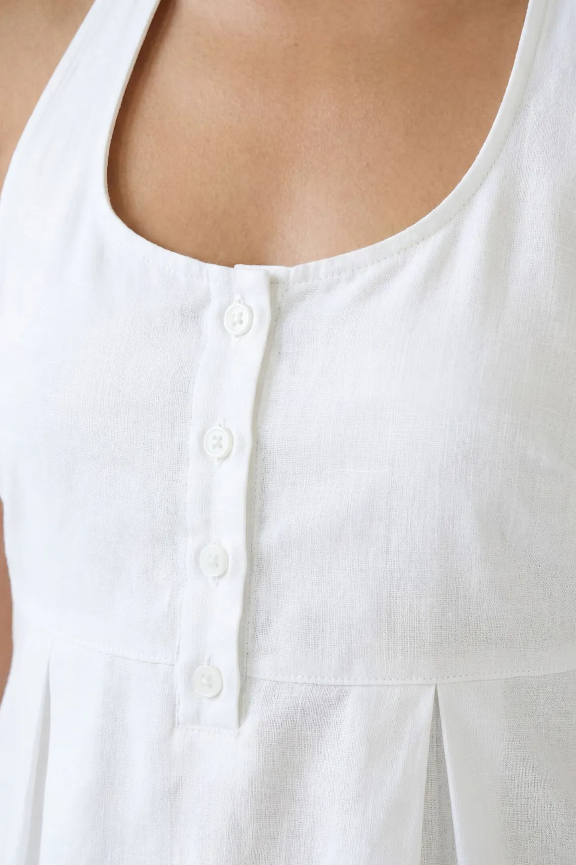 Ensemble Coordonné Haut Péplum Et Pantalon Large Effet Lin