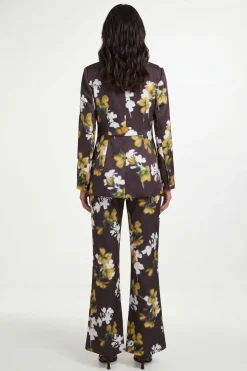 Wallis Ensemble Coordonné Pantalon Large Fleuri En Satin<Femme Satin Et Dentelle|Ensembles