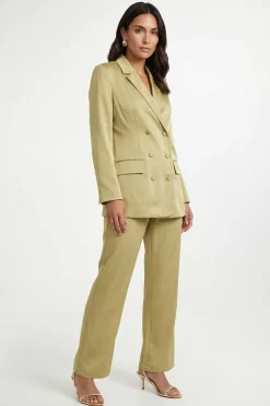 Wallis Ensemble Coordonné Pantalon Large En Satin<Femme Pantalons|Satin Et Dentelle