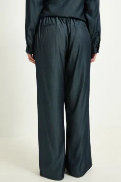 Ensemble Coordonné Pantalon Large Aspect Denim