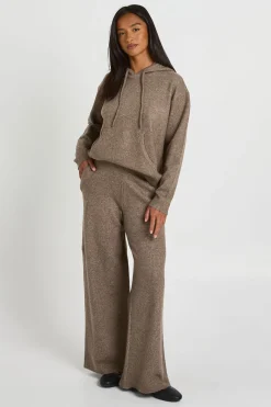 Ensemble Coordonné Petite Avec Sweat À Casynthétiqueche En Maille Douce Et Pantalon Large