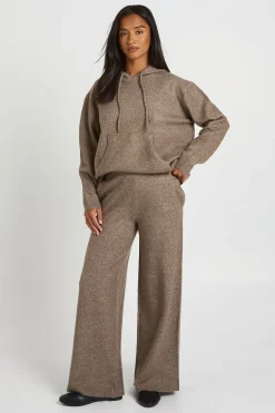 Ensemble Coordonné Petite Avec Sweat À Casynthétiqueche En Maille Douce Et Pantalon Large