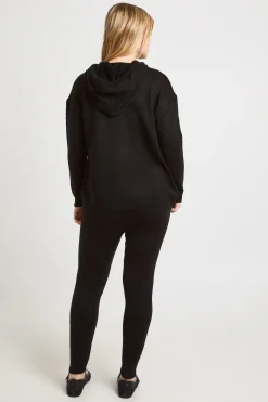 boohoo Ensemble Coordonné Petite En Maille Douce Sweat À Casynthétiqueche & Pantalon<Femme Pulls Et Gilets|Toutes Les Mailles