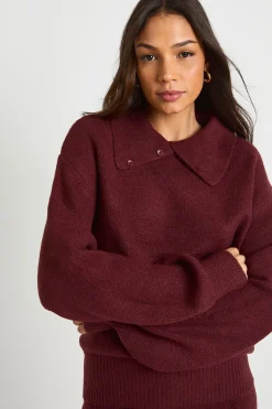 Ensemble coordonné pour grande taille : cardigan tricoté épais à col rond ultra doux et pantalon à jambes larges