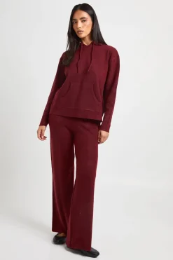Ensemble Coordonné Sweat À Casynthétiqueche Et Pantalon Large En Maille Douce