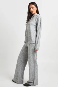 boohoo Ensemble Coordonné Sweat À Casynthétiqueche Oversize Et Pantalon Large En Maille Douce<Femme Pulls Et Gilets|Toutes Les Mailles