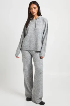 boohoo Ensemble Coordonné Sweat À Casynthétiqueche Oversize Et Pantalon Large En Maille Douce<Femme Pulls Et Gilets|Toutes Les Mailles