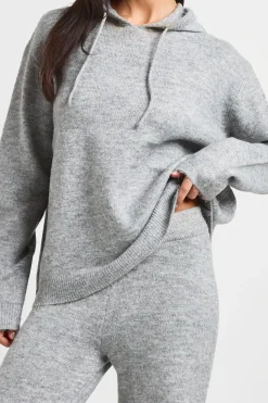 Ensemble Coordonné Sweat À Casynthétiqueche Et Pantalon Large En Maille Douce