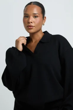 boohoo Ensemble Coordonné Synthétiquell À Col Et Mini-jupe En Maille<Femme Ensembles
