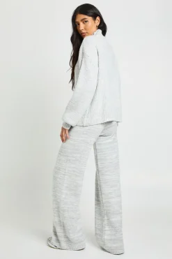 Ensemble Coordonné Tall synthétiquell Surdimensionné Col Zippé Ultra Doux et Pantalon Large