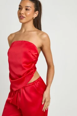 Ensemble Coordonné Top Foulard Et Pantalon Large