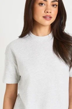 Ensemble Coordonné T-shirt Et Short Gaufré
