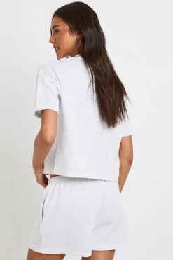 boohoo Ensemble Coordonné T-shirt Et Short Gaufré Tall<Femme Ensembles