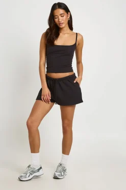 boohoo Ensemble Débardeur À Bretelles Et Short Molletonné<Femme Survêtements|Survêtements
