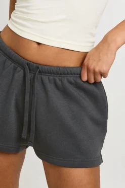 boohoo Ensemble Débardeur Caraco À Bretelles Contrastées Et Short Molleton<Femme Survêtements|Survêtements