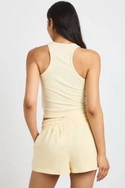 boohoo Ensemble Débardeur De Sport Et Short Molletonné Tall<Femme Survêtements|Survêtements